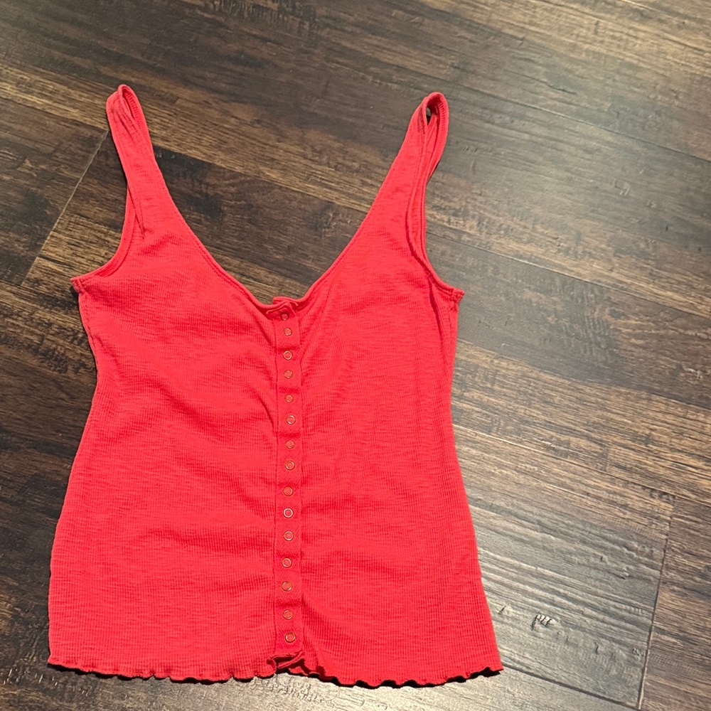 Free People snap Tank Top-new without tags
